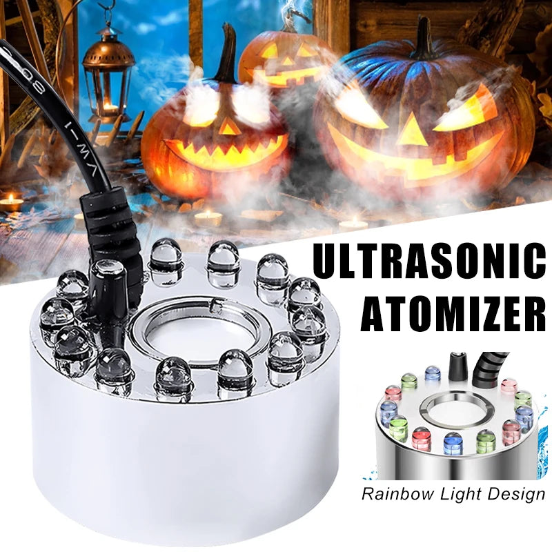 12-LED Ultrasonic Pond Fogger & Mist Maker