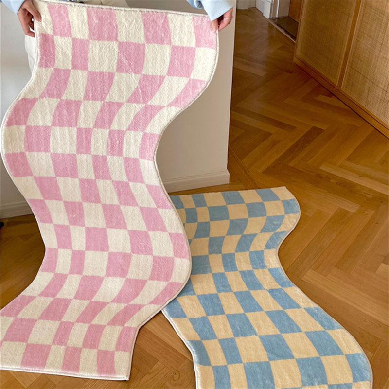 Modern And Stylish Irregular Checkerboard Rug - product image 5