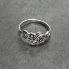 Vintage Flower Alloy Ring Women's - product image 2