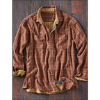Woven Vintage Men's Plaid Shirt - product image 4