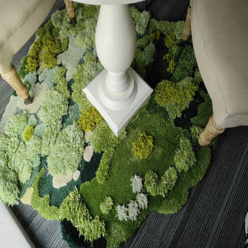 Irregular Rug Handmade Wool Living Room Bedroom Bedside - product image 3