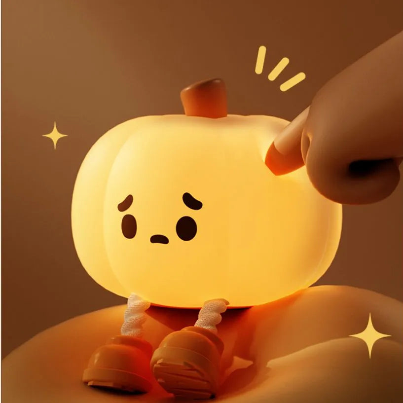 Rechargeable Silicone Pumpkin Night Light