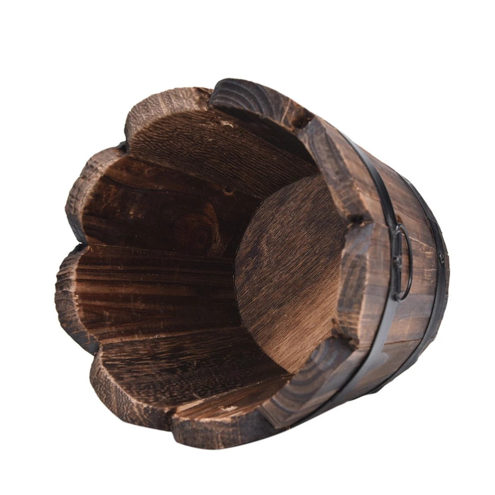 Vintage Whiskey Barrel Planter - product image 2