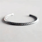 S925 Sterling Silver Vintage Serpentine Twist Woven Bracelet - product image 5