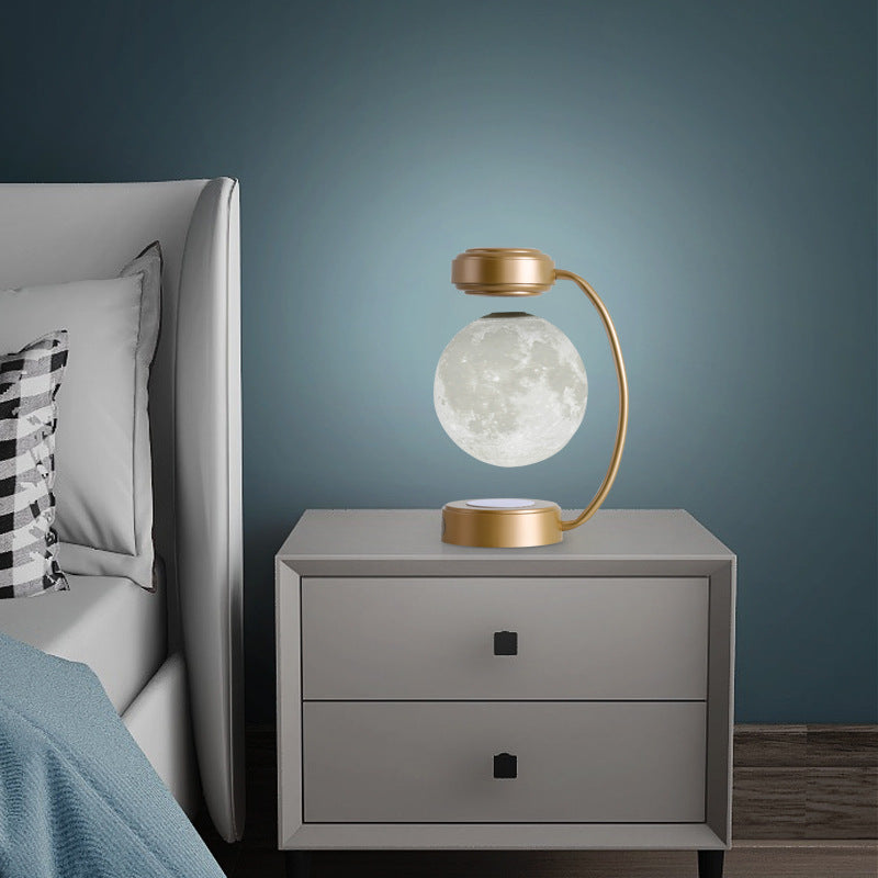 Magnetic Levitating 3D Moon Lamp - product image 5