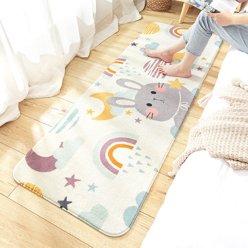 Bedroom Bedside Blanket Long Bed Cartoon Rug Bathtub Non-Slip Mat - product image 7