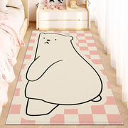 Pink Leaning Bear