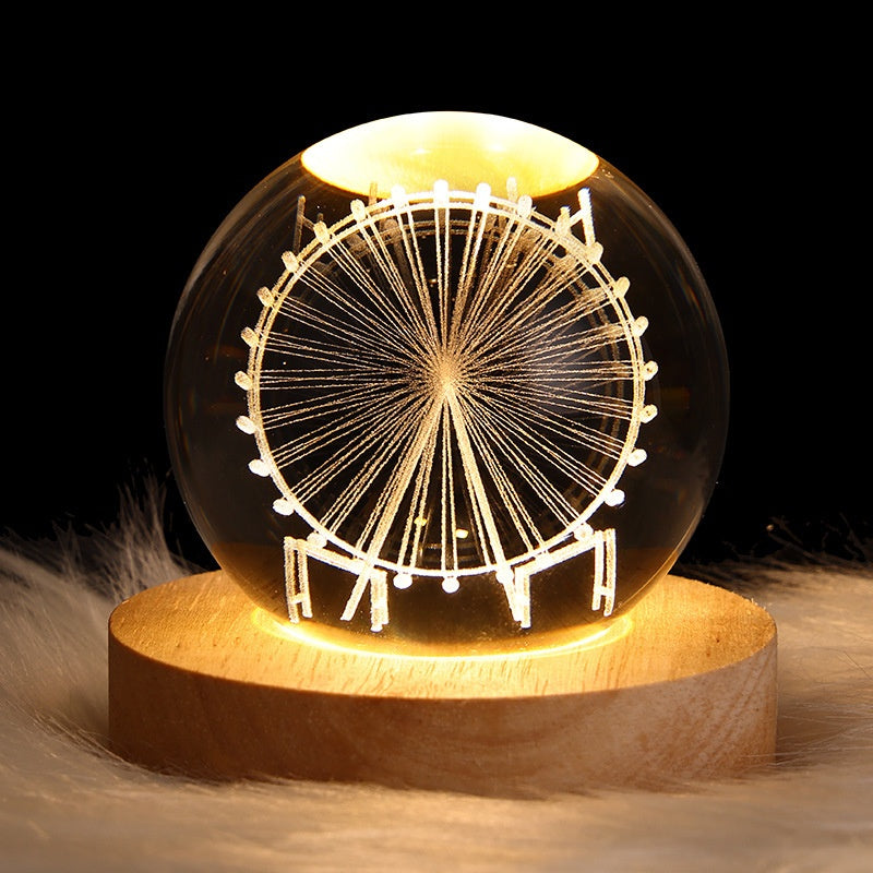 Crystal Ball Projection Night Light