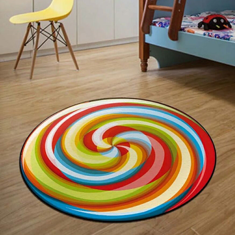 Cartoon Round Rug Living Room Yoga Mat - product image 7