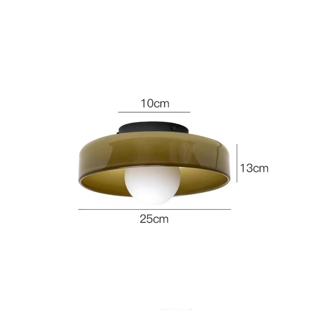 French Retro Glass Ceiling Light - product image 9