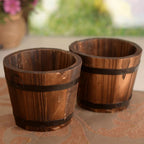 Vintage Whiskey Barrel Planter - product image 3