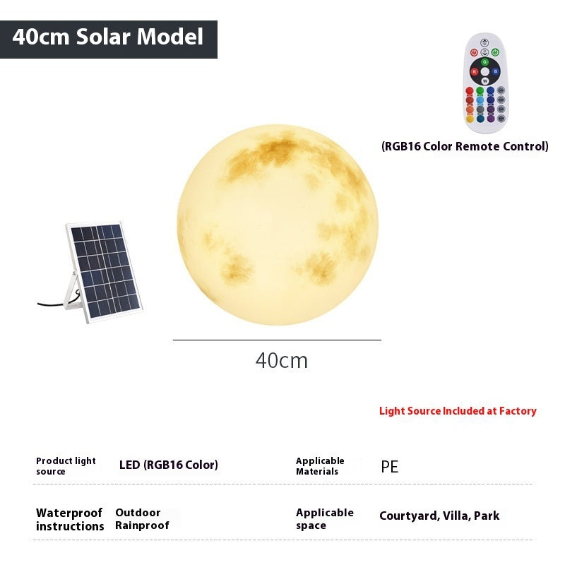 Waterproof Outdoor Moon Light