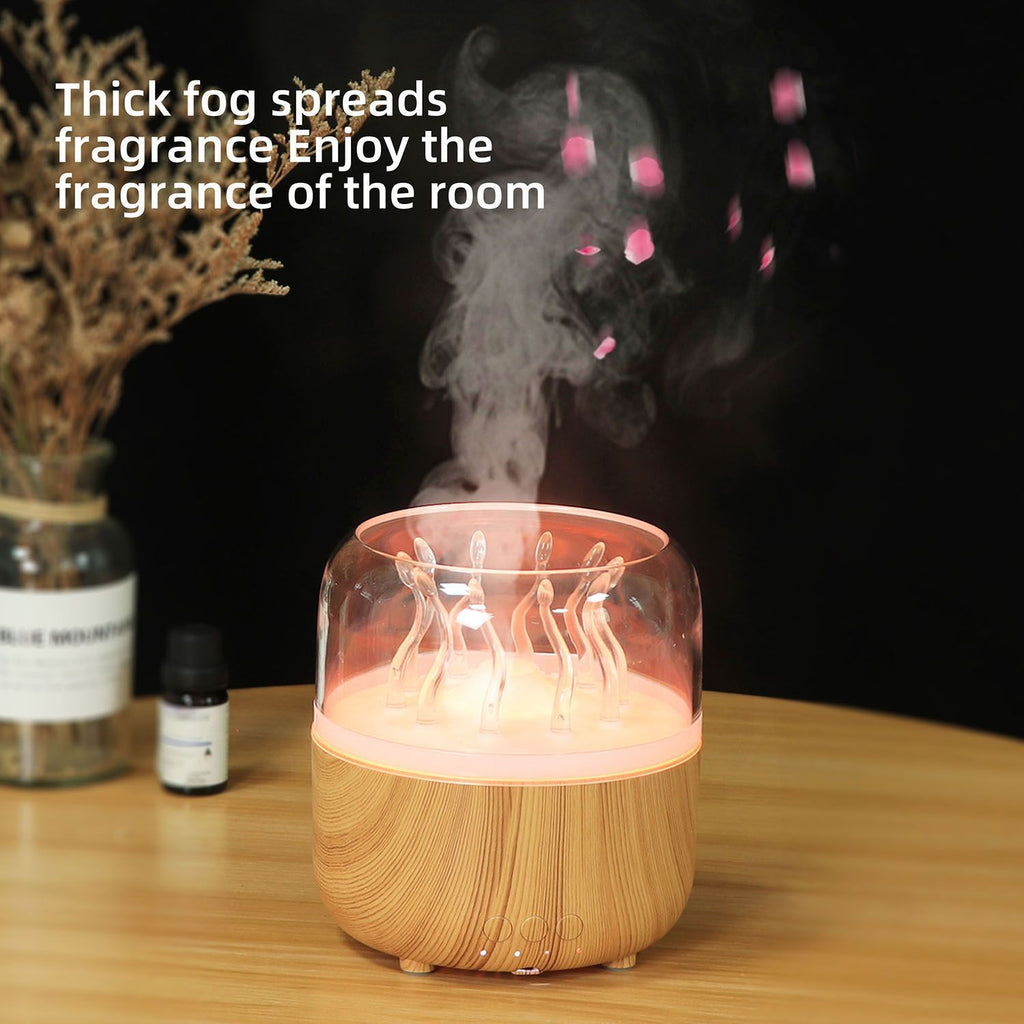 Wood-Grain Jellyfish Mist Ambience Light - product image 2