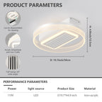 Bladeless Fan Lamp With Lights Dimmable LED - product image 6