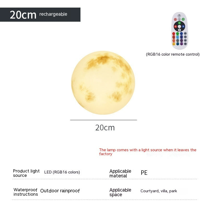 Waterproof Outdoor Moon Light