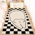 Cartoon Cute Animal Faux Cashmere Rug