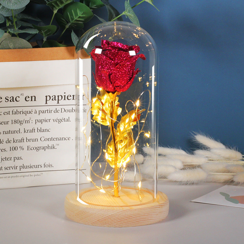 Eternal Rose LED Glass Dome - product image 4