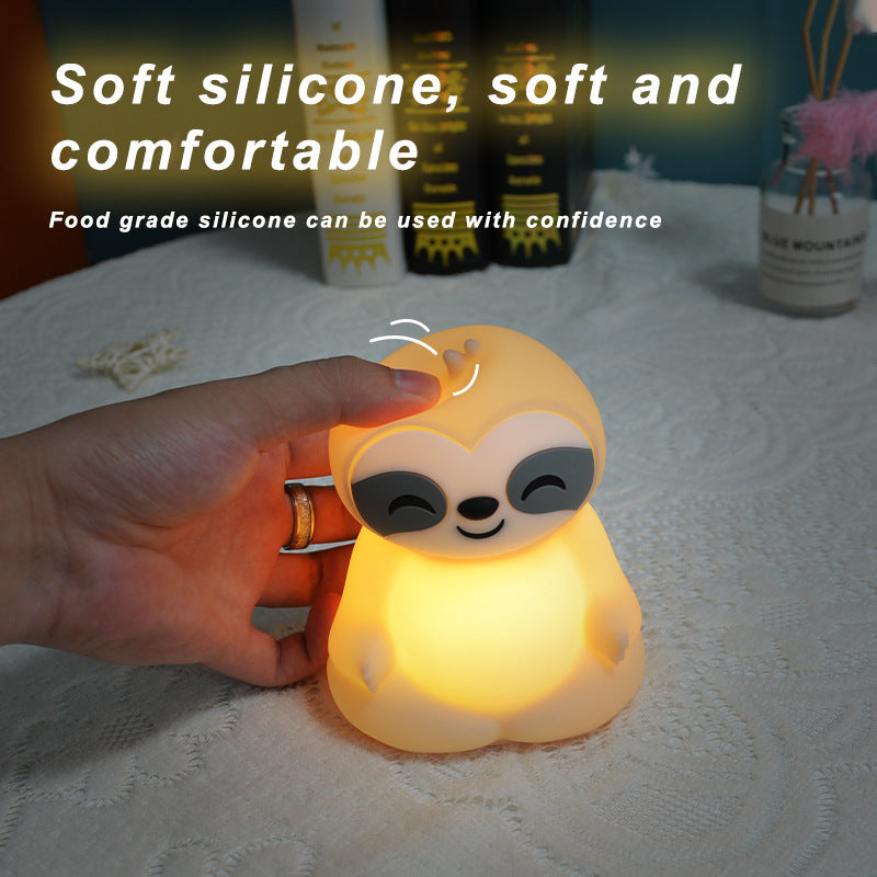 Sloth Tap-Control Silicone Night Light - product image 2