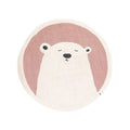 Cute Bear Round Cashmere Rug - product image 2