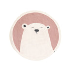 Cute Bear Round Cashmere Rug - product image 2