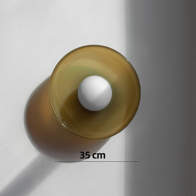 Glass Ceiling Light for Hallways and Entryways