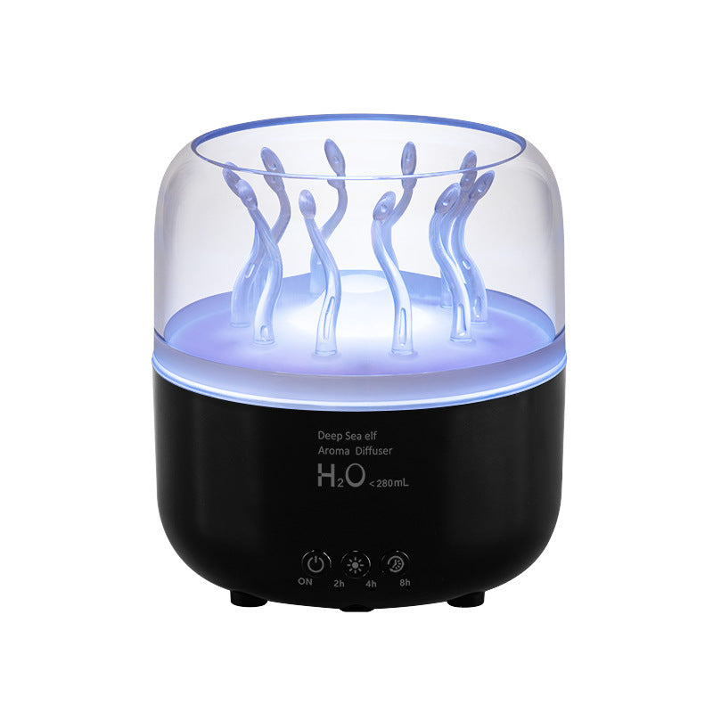 Wood-Grain Jellyfish Mist Ambience Light - product image 9