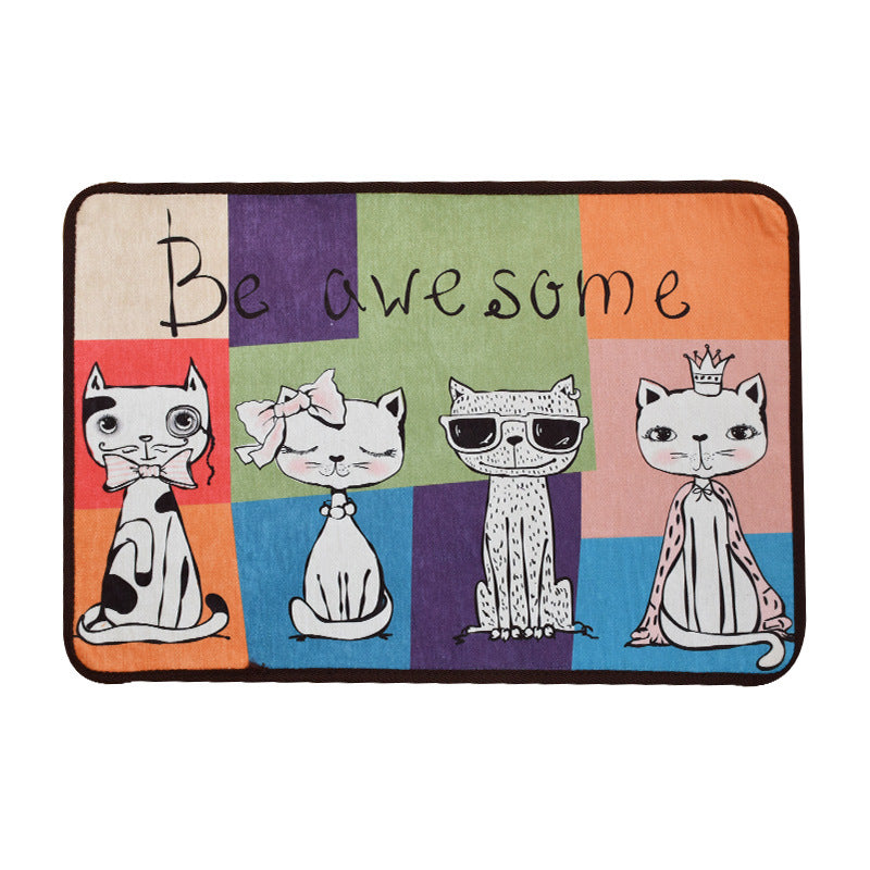 Cute Cat Entrance Doormat Living Room Rug - product image 9