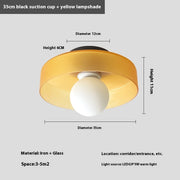 35cm Yellow Lampshade