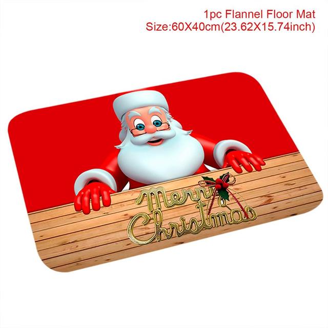 Outdoor Cotton Rug For Santa Claus Celebration