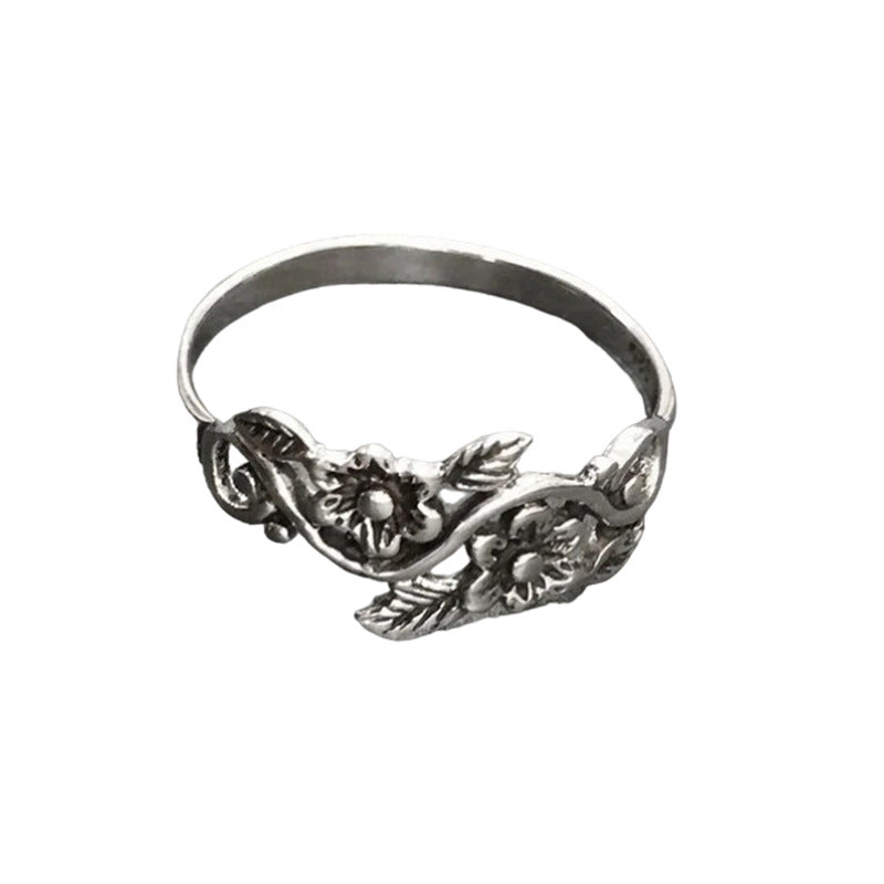 Vintage Flower Alloy Ring Women's - product image 5