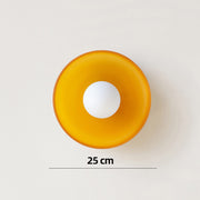 Orange 25cm Ceiling Lamp