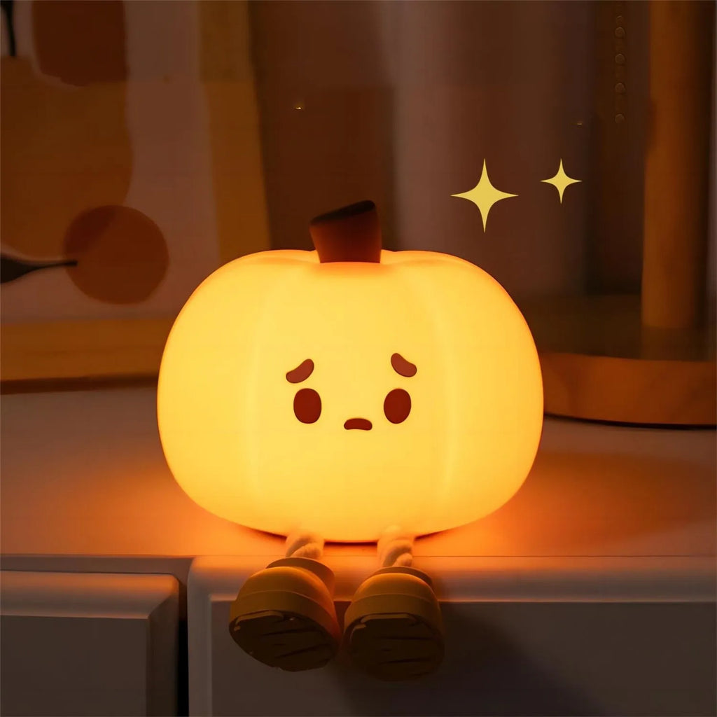 Rechargeable Silicone Pumpkin Night Light - product image 6