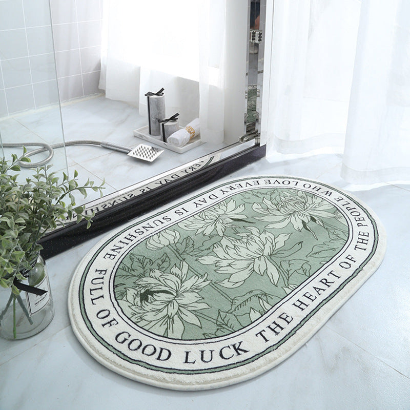 Oval Thickened Cashmere Absorbent Non-slip Rug - product image 8