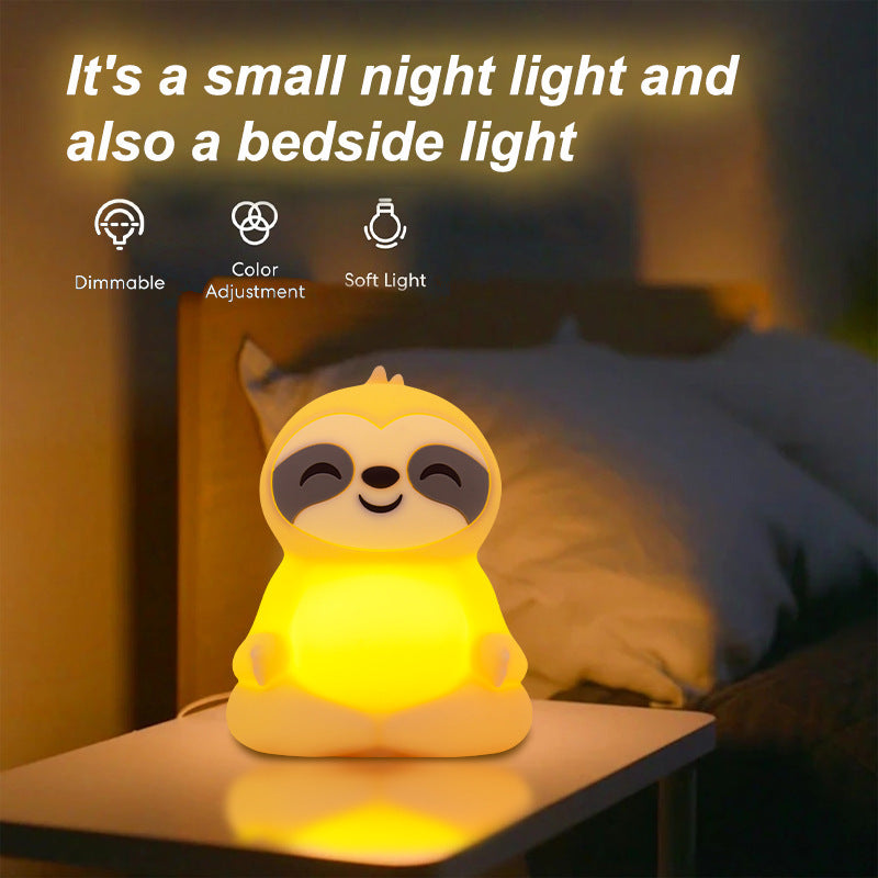 Sloth Tap-Control Silicone Night Light - product image 3