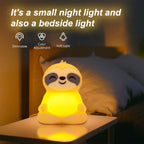Sloth Tap-Control Silicone Night Light - product image 3