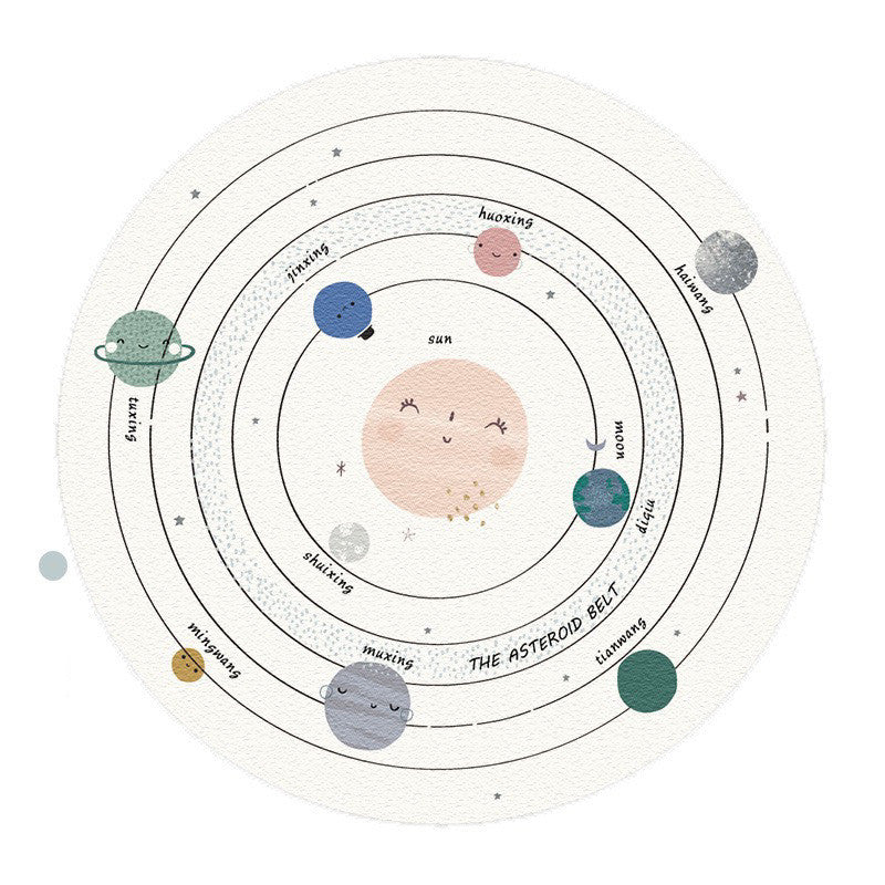 Fashion Personality Children's Room Round Rug - product image 9