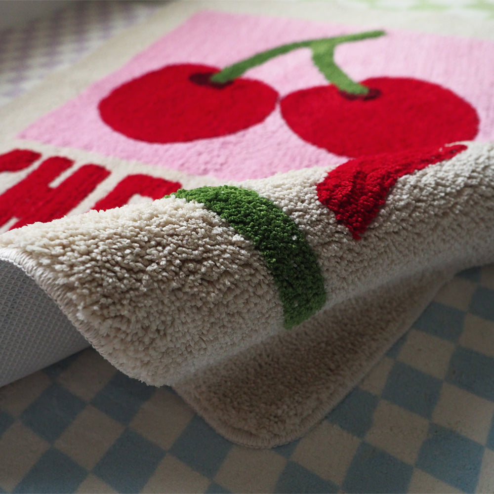 Women's Handmade Home Cherry Bedroom Rug - product image 4