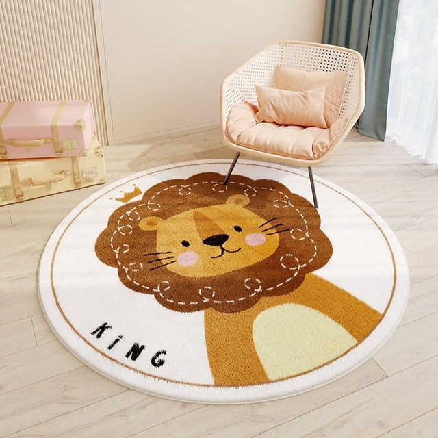 Children's Room Round Cashmere Rug - product image 11