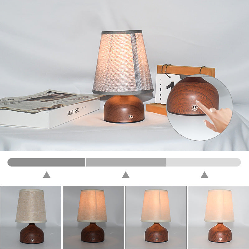 Rechargeable Fabric Bedside Table Lamp - product image 4