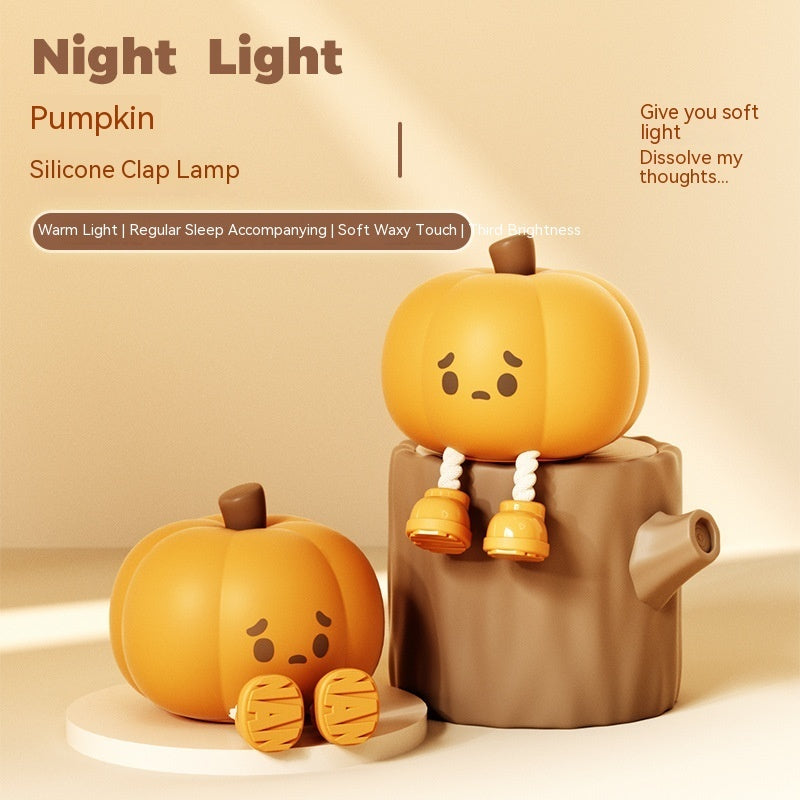 Rechargeable Silicone Pumpkin Night Light - product image 9