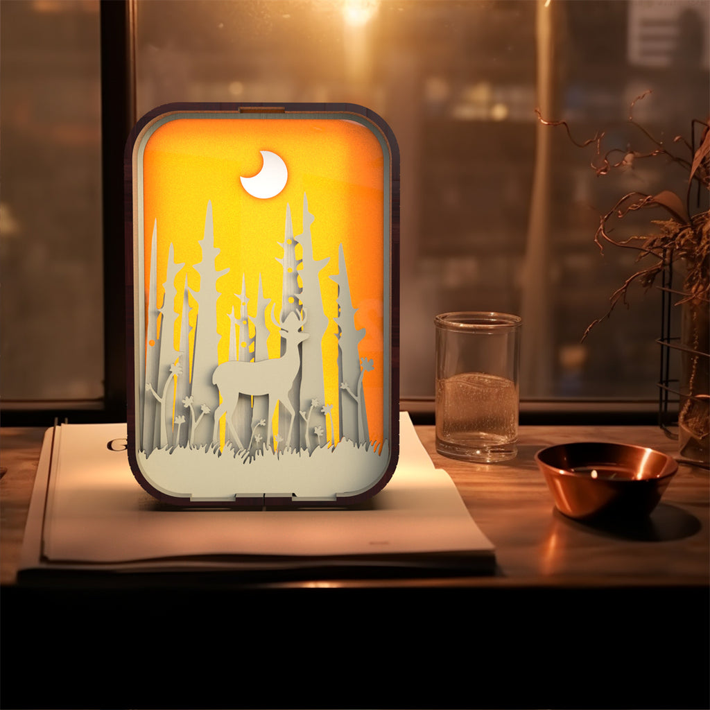 Wood-Carved Bedside Night Light - product image 3