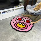 Handmade Round Cartoon Bedroom Living Room Rug - product image 3