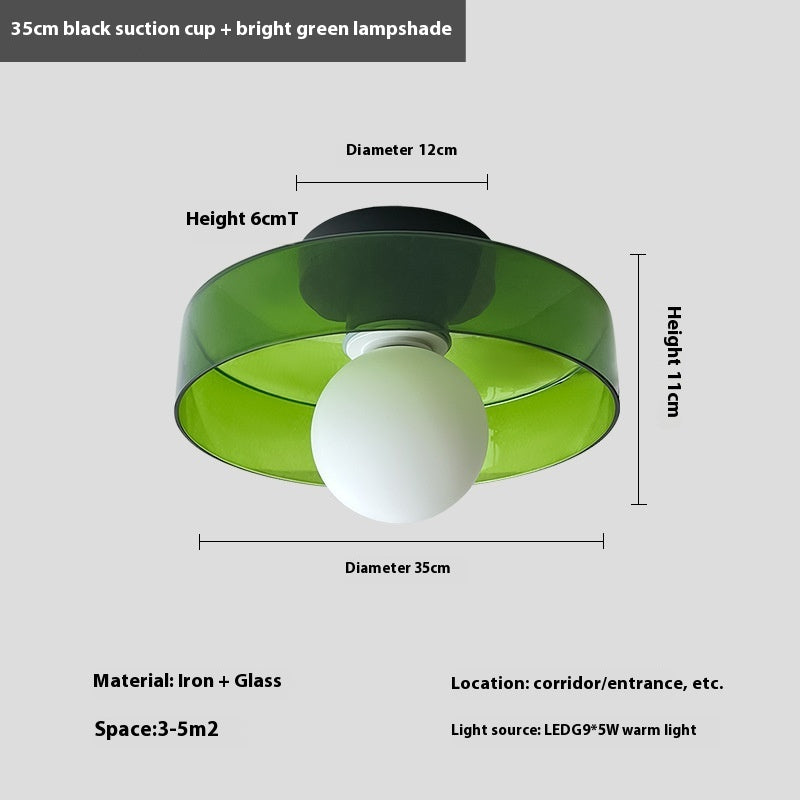 French Retro Glass Ceiling Light - product image 13