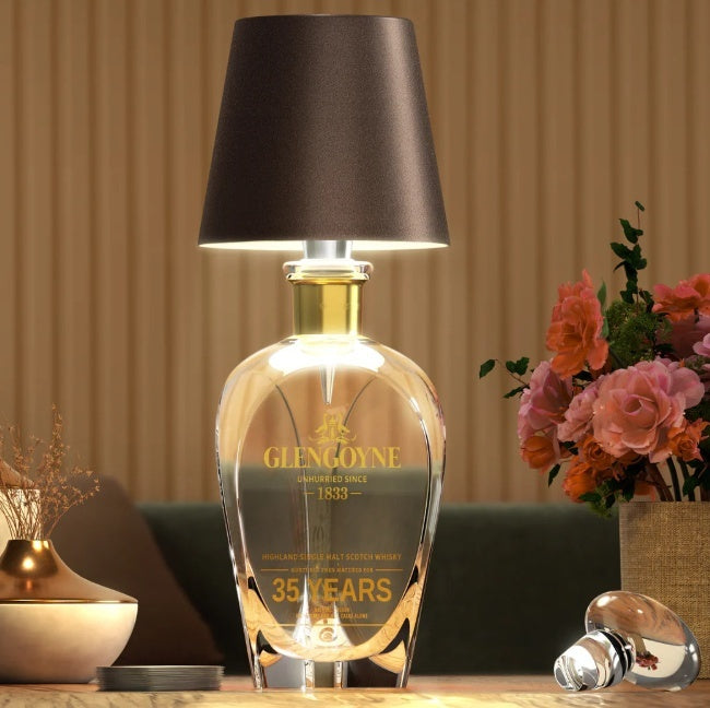 Rechargeable Three-Color Bottle Lamp
