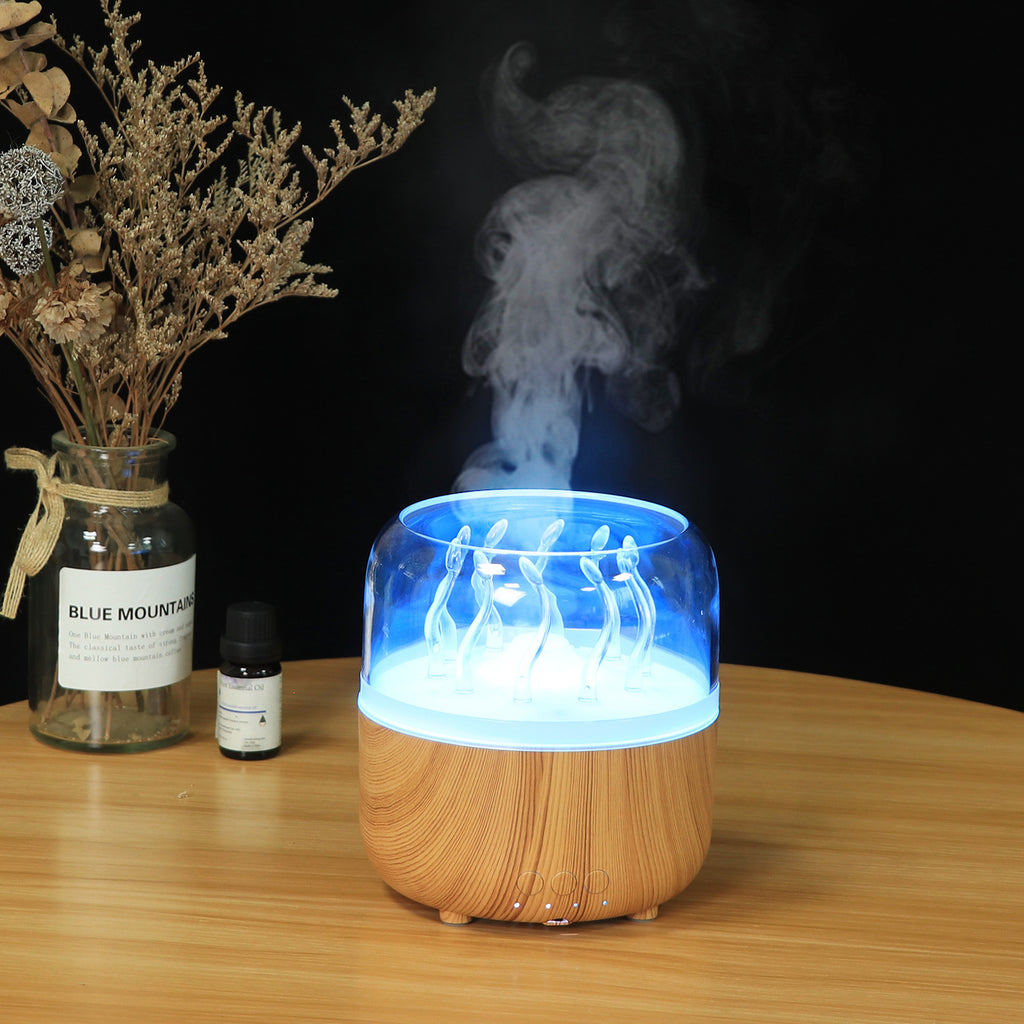 Wood-Grain Jellyfish Mist Ambience Light - product image 4