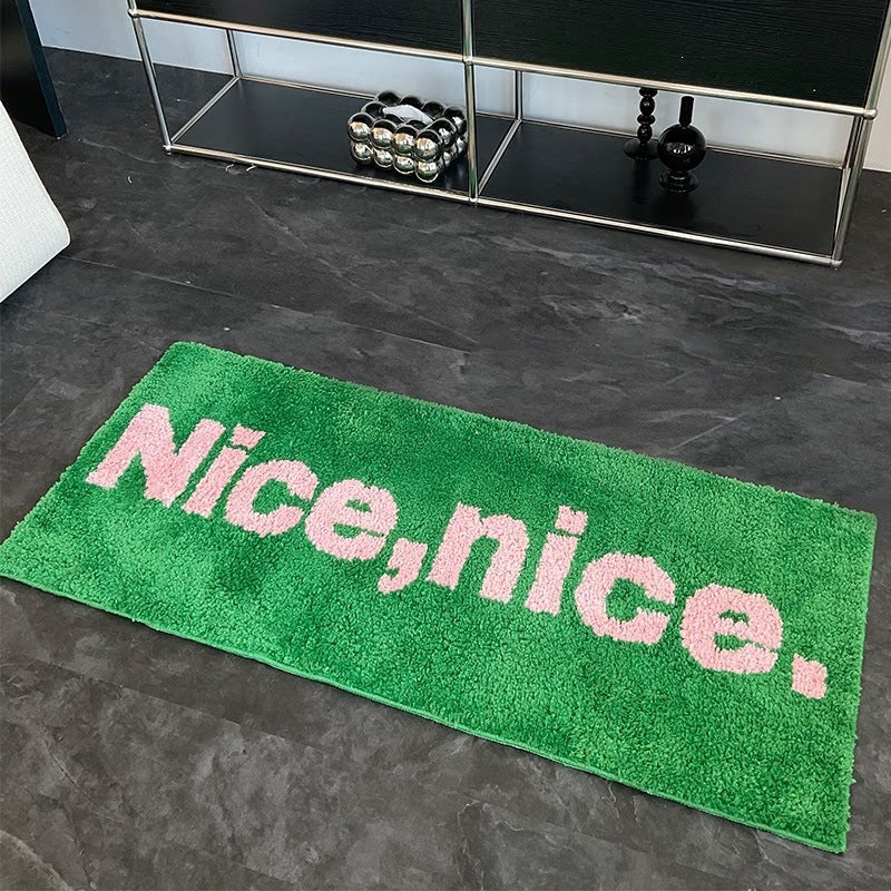 Flocked Floor Mat - Absorbent Bathroom Rug and Bedside Rug for Home - product image 2