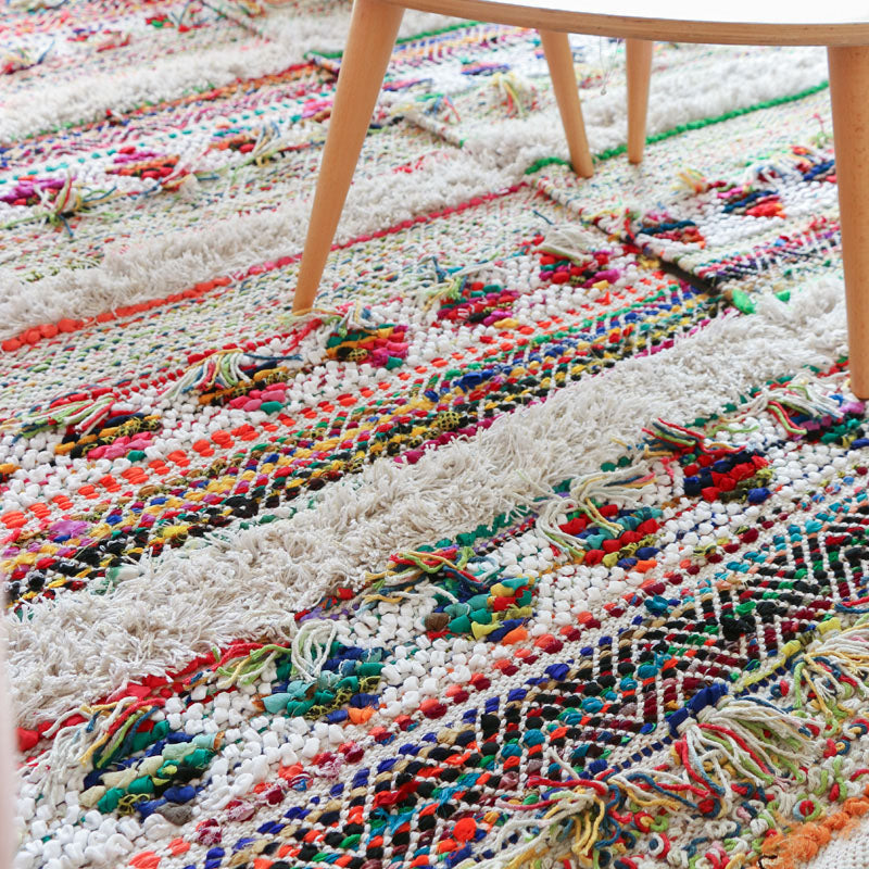Handwoven Cotton Rug Living Room Bedroom Bedside Blanket - product image 4