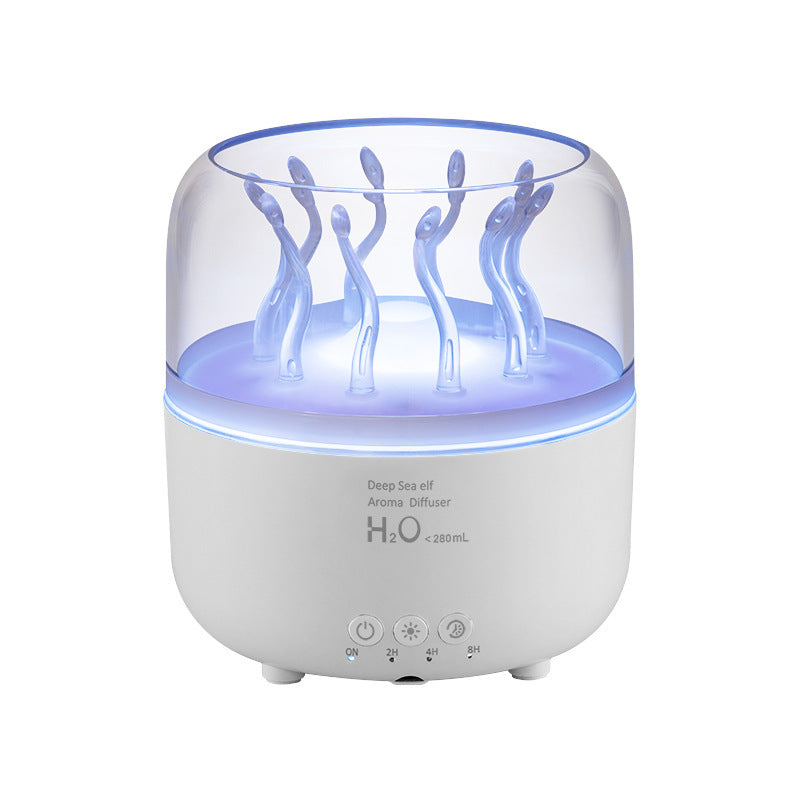 Wood-Grain Jellyfish Mist Ambience Light - product image 8