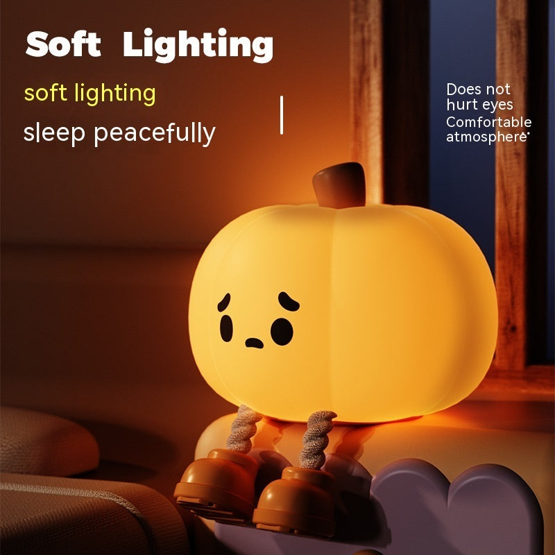 Rechargeable Silicone Pumpkin Night Light - product image 8