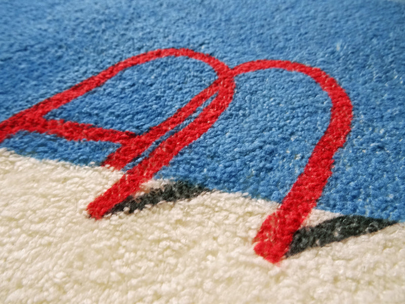 Heart Shaped Mini Pool Art Romantic Rug - product image 5
